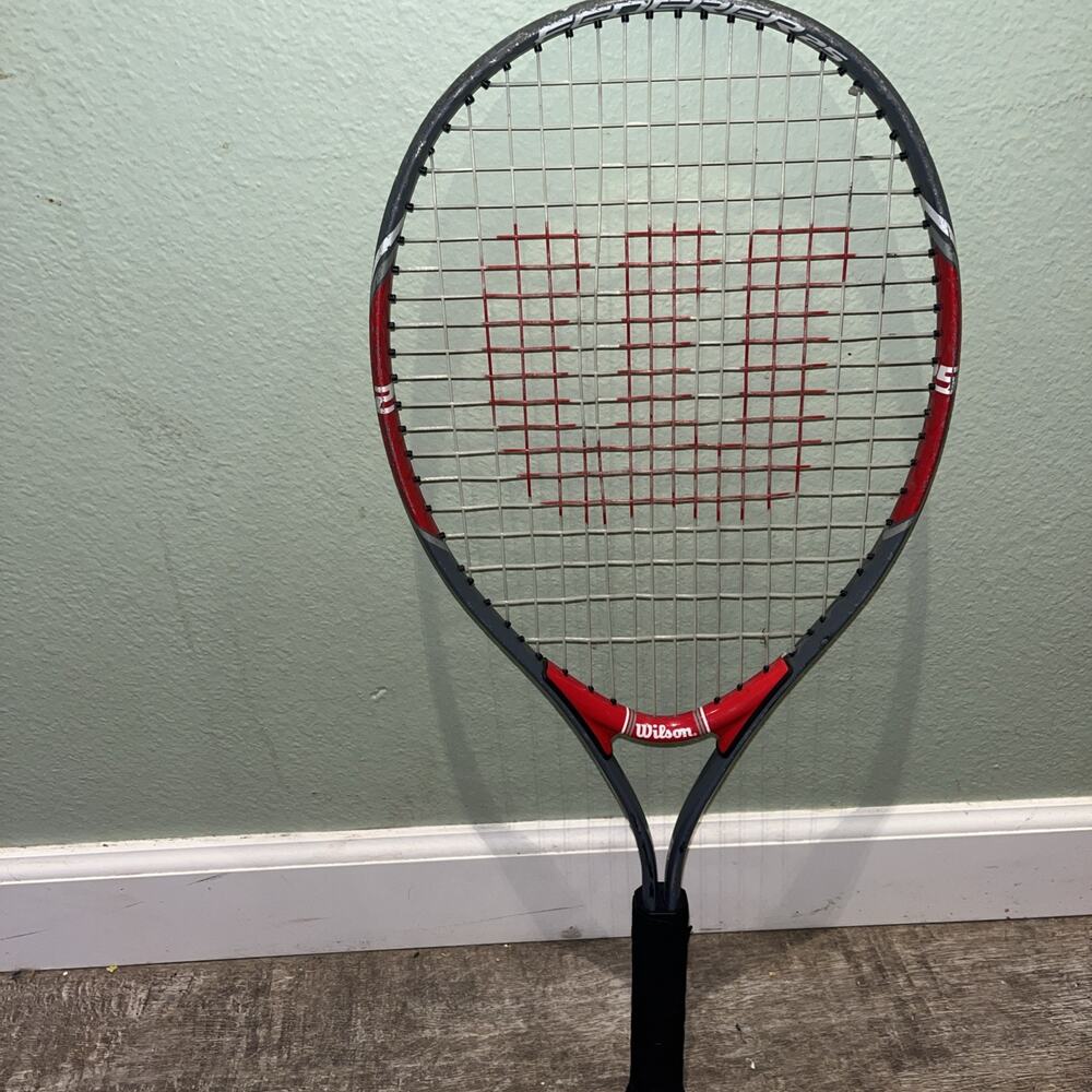 Wilson Feder 25 , 25 Inch Long,3 7/8 Grip .Gray And Red.